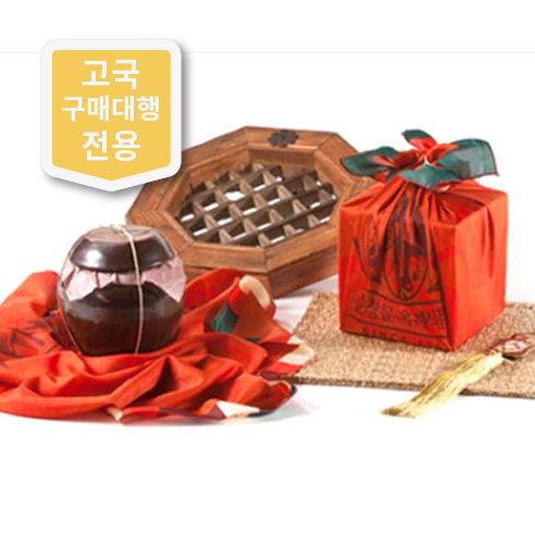 100년 전통 순창문옥례식품 찹쌀고추장 1kg 옹기 선물포장세트