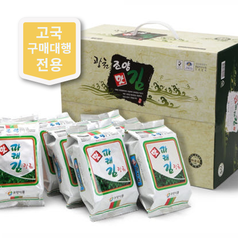 조양맛김 광천김 파래식탁김 30봉지