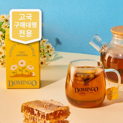 도밍고 꿀홍차 1.5g x 20p + 꿀캐모마일 1.3g x 20p 세트, 꿀홍차 + 꿀캐모마일차, 6세트