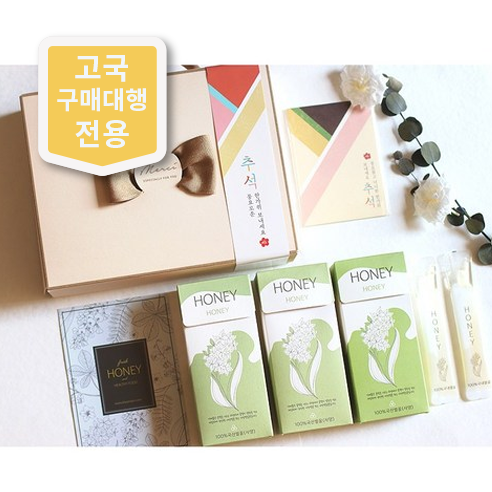 꿀스틱 선물세트-사양벌꿀 스틱(10gx 30포 총 300g)