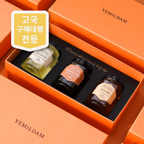 꿀선물세트 국산 아카시아 야생화 밤꿀 예밀담