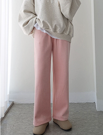 밍크 골덴 기모 와이드 팬츠