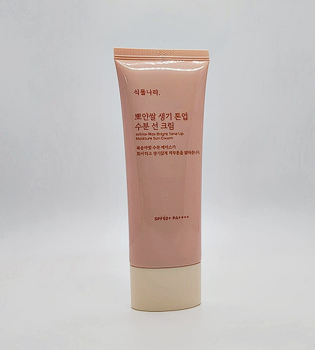 물나라 뽀얀쌀 생기 톤업 수분 선크림 100ml (SPF50+)