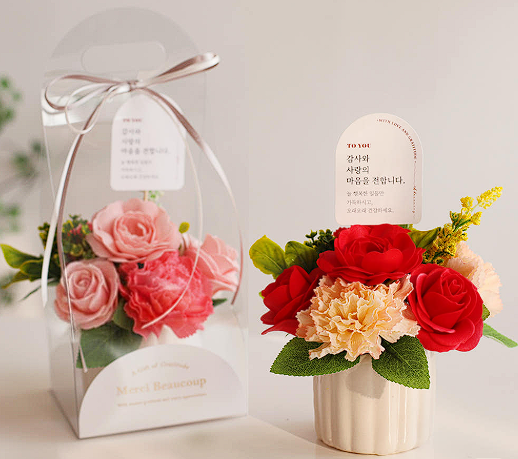 카네이션 비누꽃 어버이날 선물