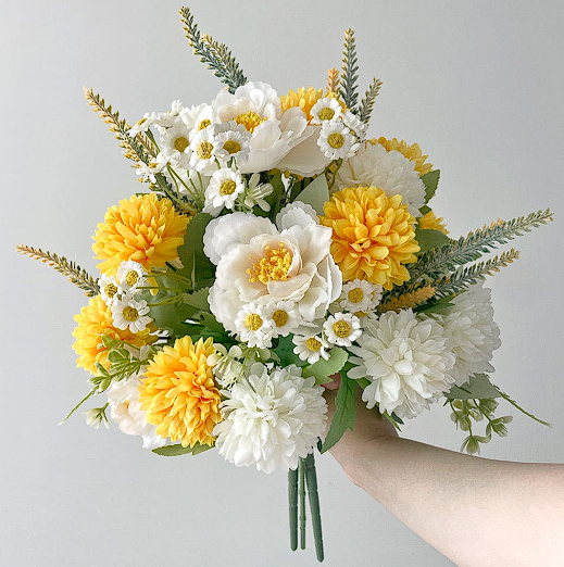 생화같은 조화 꽃다발 선
