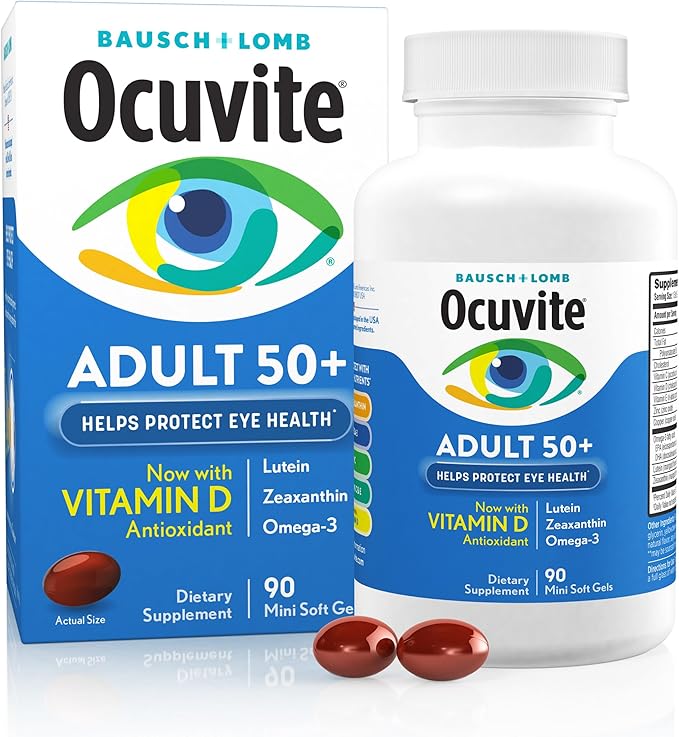 Ocuvite 50+ Eye Vitamin & Mineral Supplement, Multivitami