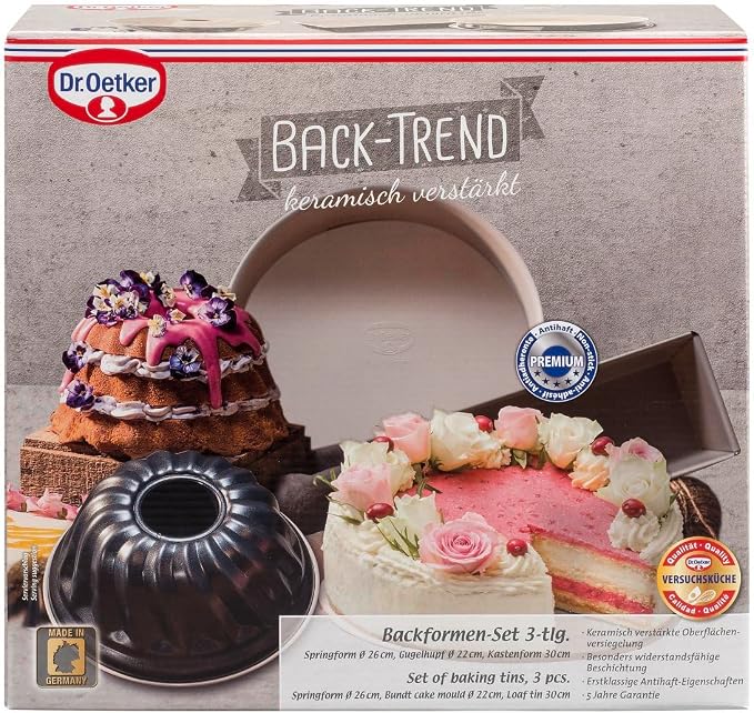 Dr. Oetker Baking Mould, Set of 3,닥터 외트커 베이킹 틀 3종 세트