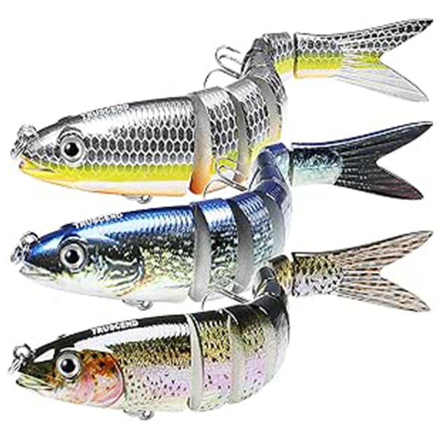 낚시용품 TRUSCEND Swimmax Fishing Joint Lure with BKK Hooks